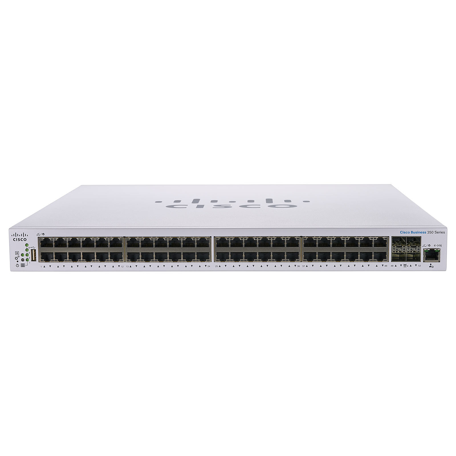Cisco CBS350-48P-4G-EU Managed 48-port GE, PoE, 4x1G SFP Yönetilebilir Switch