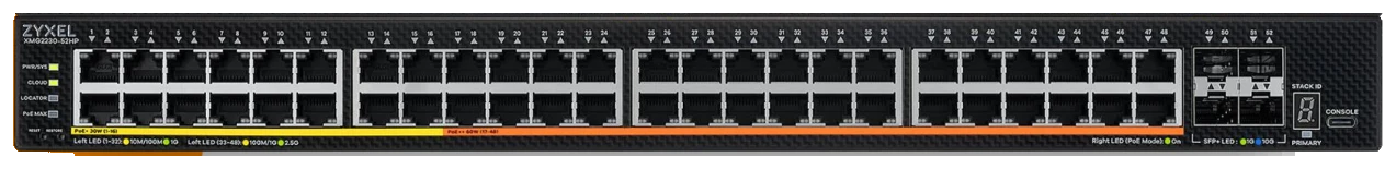 Zyxel XMG2230-52HP 48 Port Multi-Gigabit PoE++ L3 Access Switch (4x 10G SFP+)