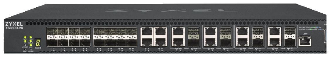Zyxel XS3800-28 28 Port 10G L3 Aggregation & Stacking Switch