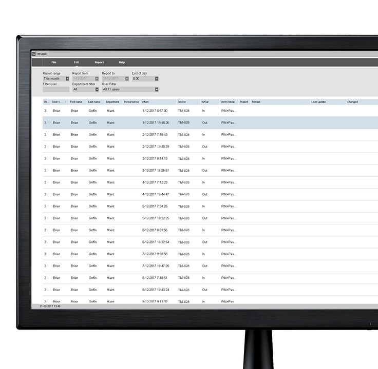 TIME ATTENDANCE SYSTEM